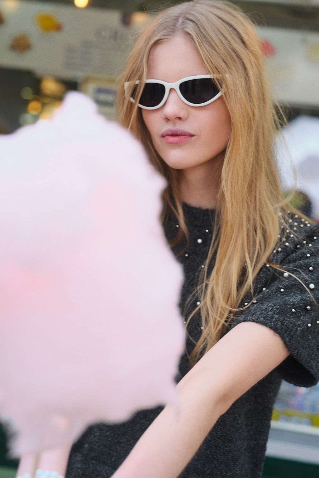 Beaded fine-knit dress - H&m фото 2