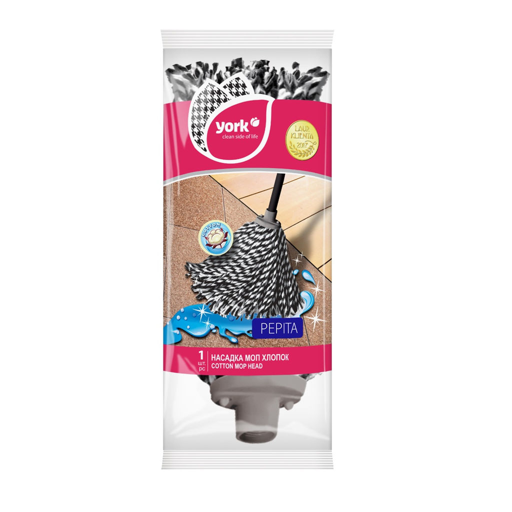 Насадка для уборки хлопковая Пепита York арт. 073170