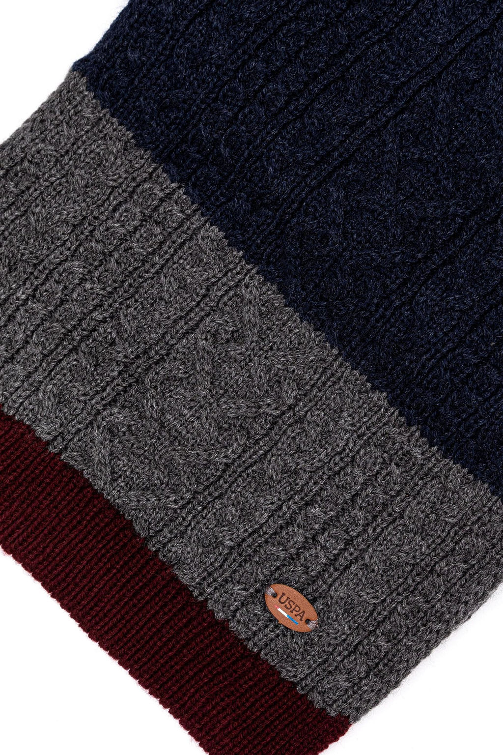 Мужской темно-синий шарф Неожиданная скидка в корзине - U.s. polo assn фото 2