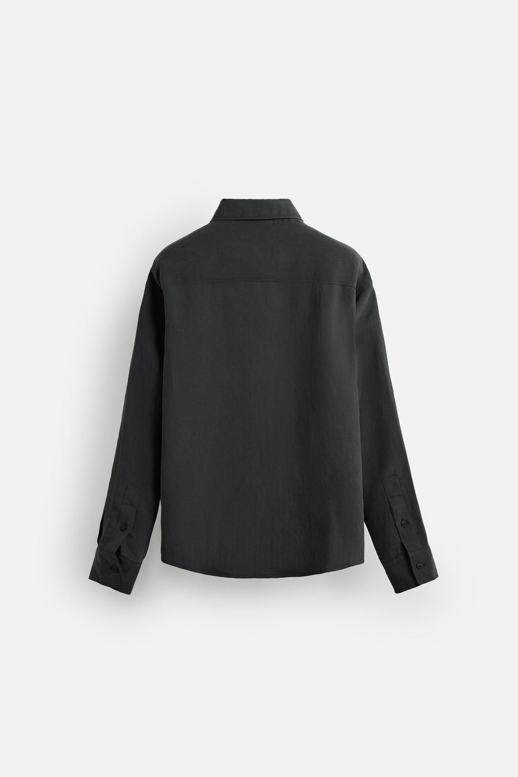 FLOWING SHIRT WITH POCKET - Zara фото 27
