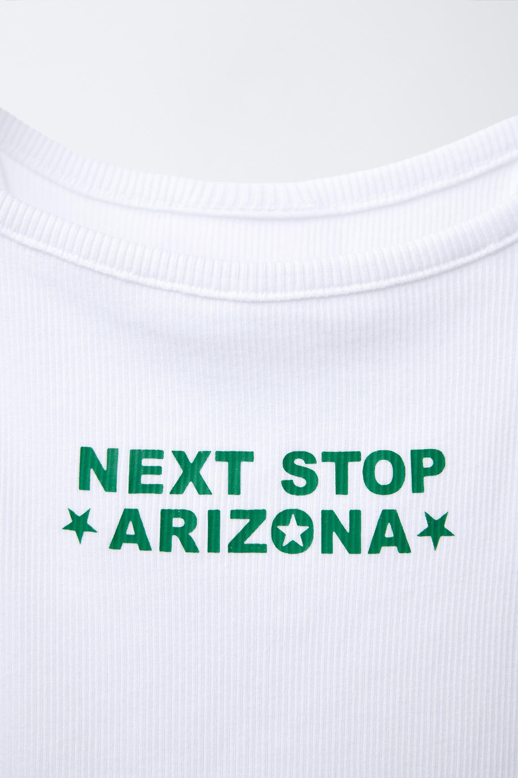 RIB TEXT TOP - Zara фото 3
