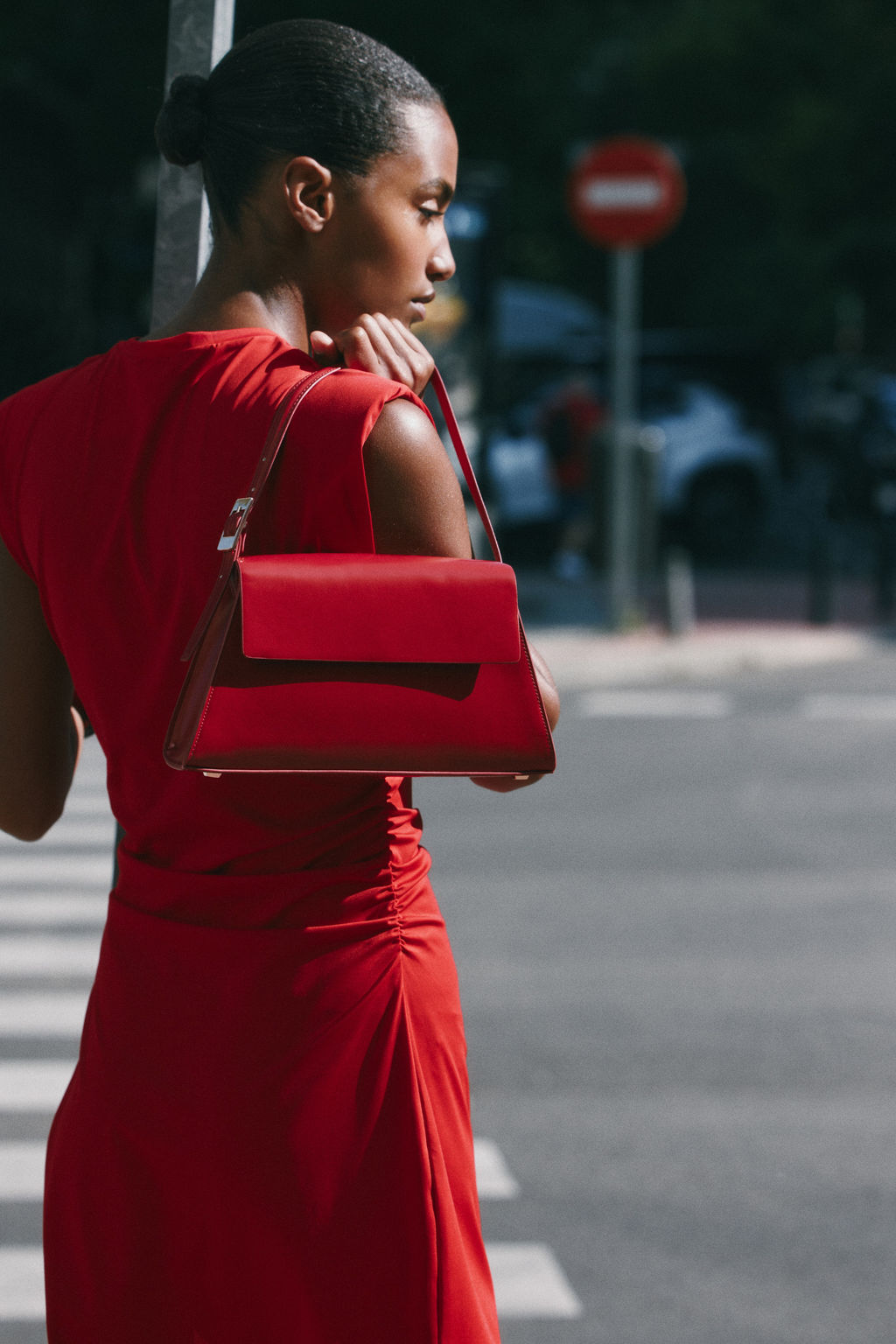 Vestido interlock con hombreras - H&m фото 4