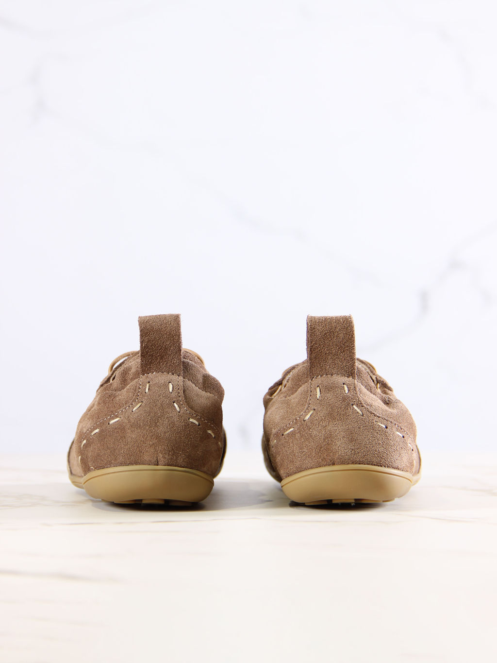 Сникерины  замшевые 178.268105be.Серо-коричневая замша - Edart фото 11