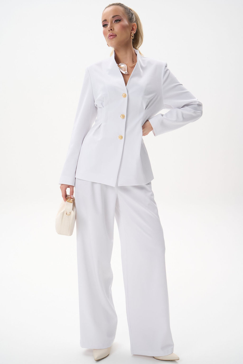 Брюки Лоис (белый) - Эльза фото 24