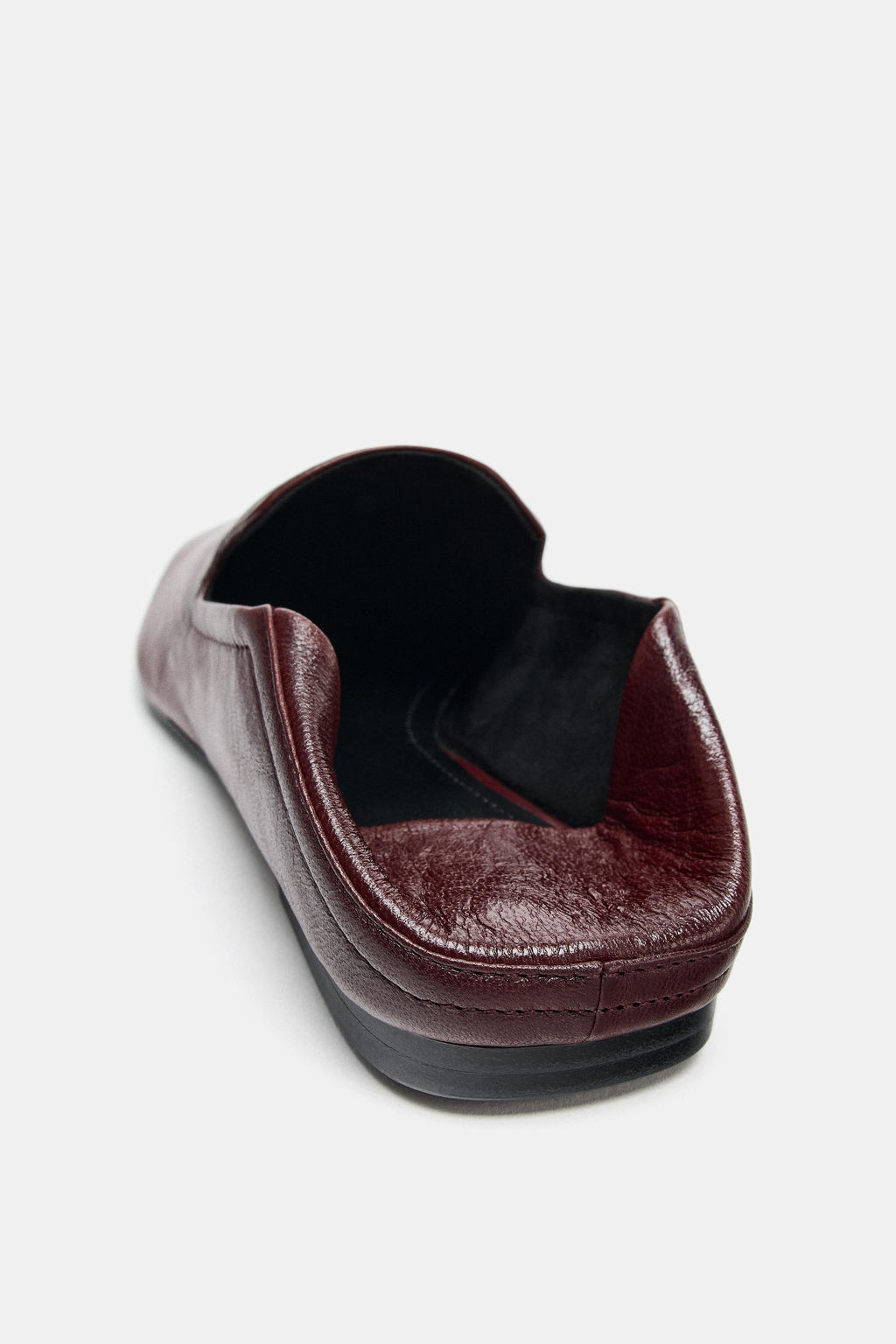 LEATHER LOAFERS WITH HIGH VAMP - Zara фото 7