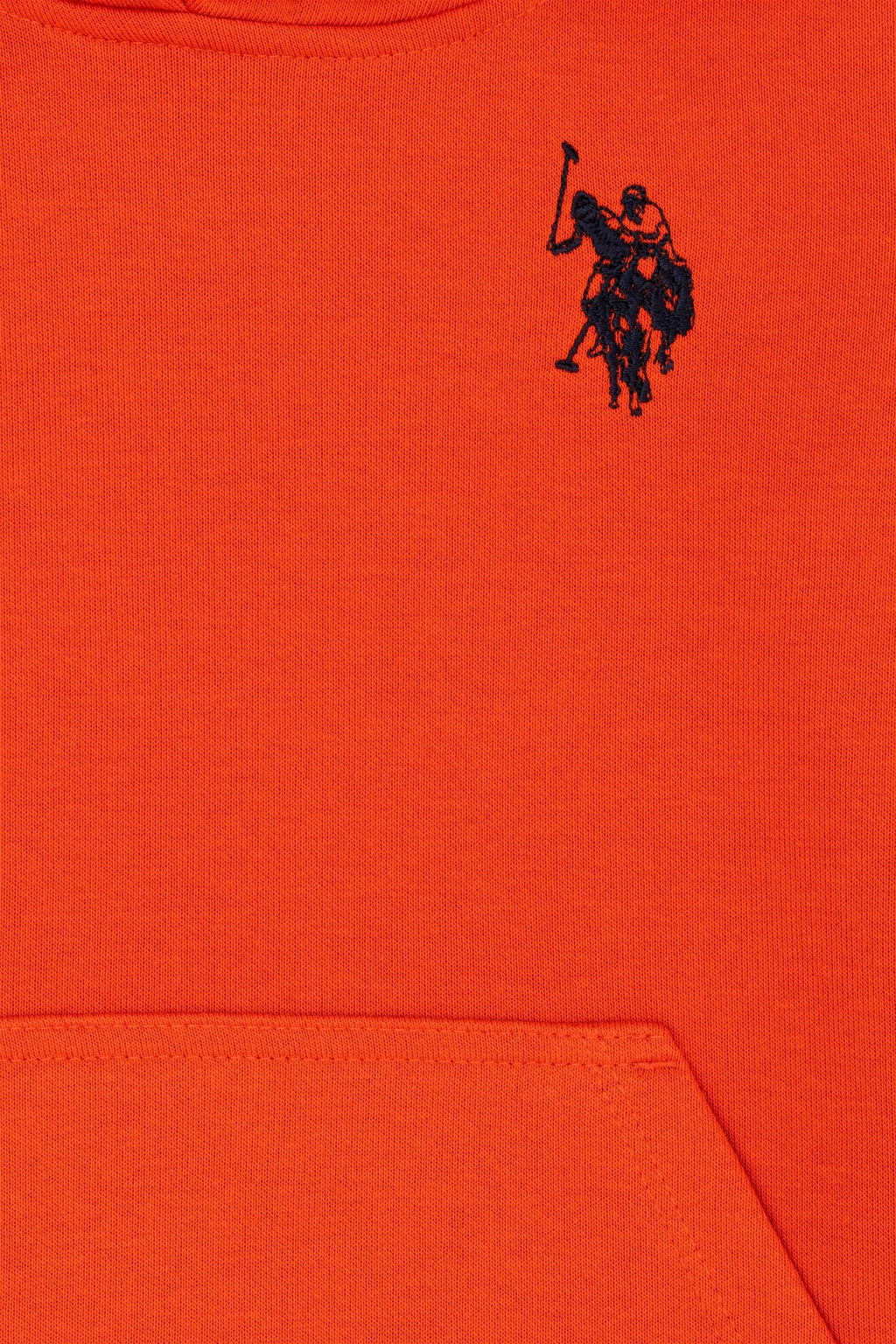 U. S. Polo Assn Детская оранжевая базовая толстовка с капюшоном - U.s. polo assn фото 3