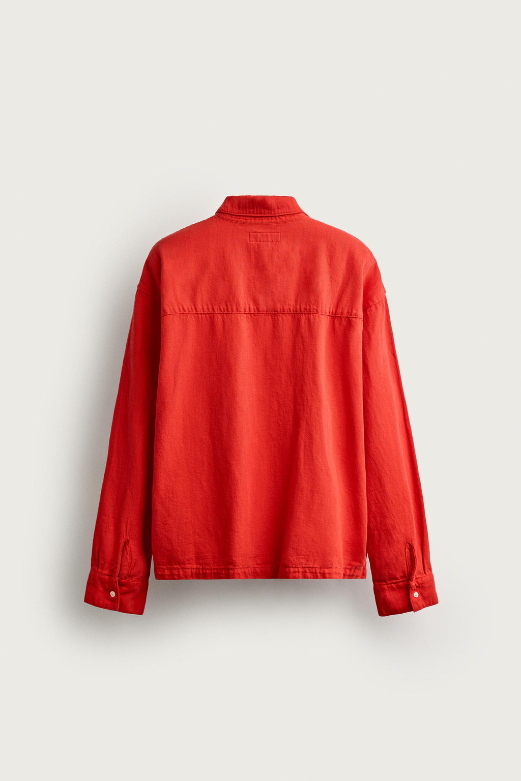 CAMISA POLO RELAXED FIT / Rojo - Zara фото 8