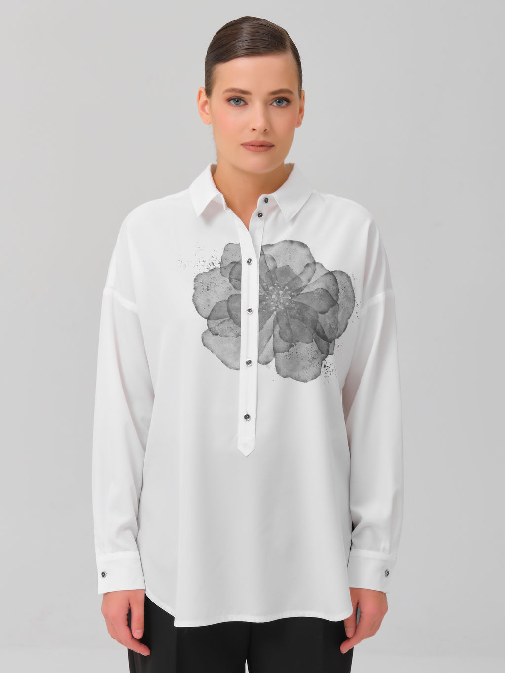 Блузка с принтом - Priz фото 3