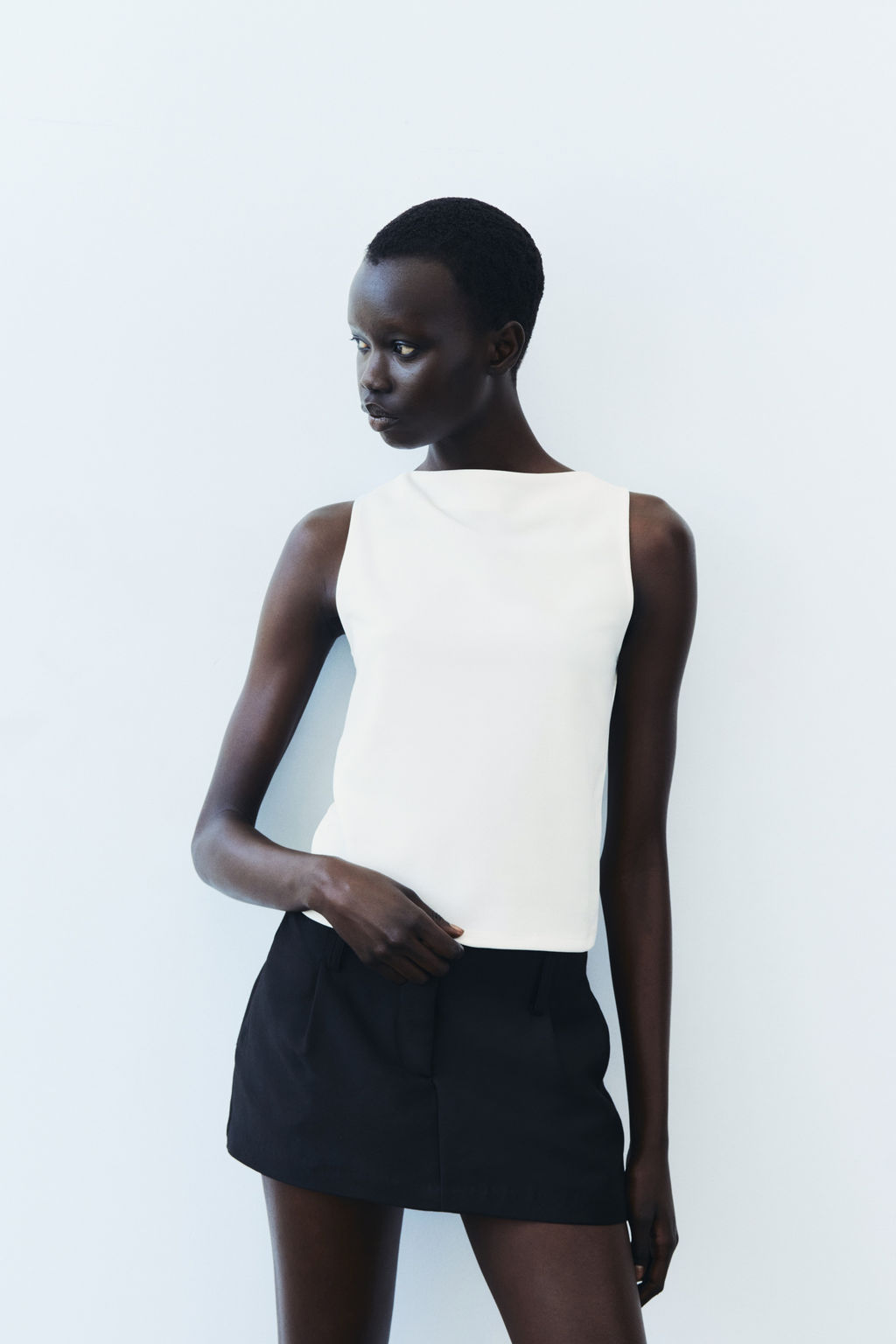 Boat-neck top - H&m фото 6