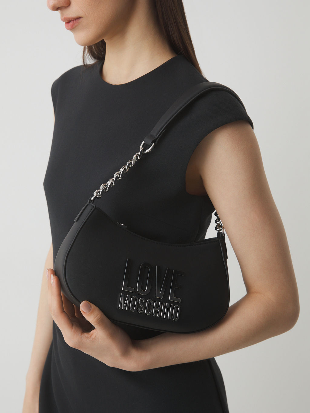 Женская сумка на плечо LOVE MOSCHINO PRISM Артикул 4459563, черный  фото 2