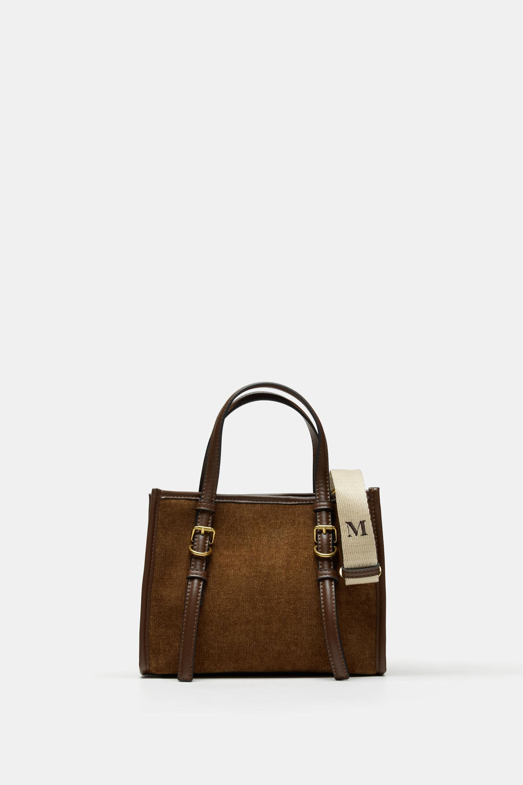CORDUROY MINI TOTE BAG - Zara фото 3