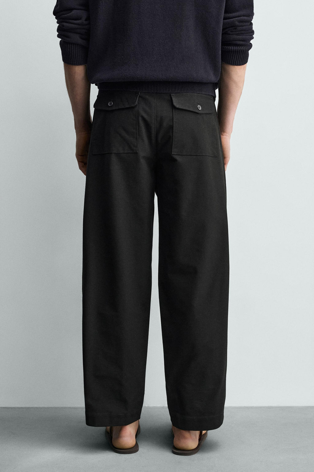 PANTAL?N BALLOON FIT / Negro - Zara фото 3