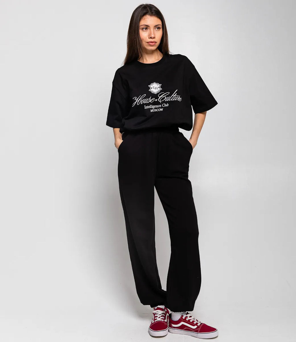 Спортивные брюки #БШ1660-1, чёрный