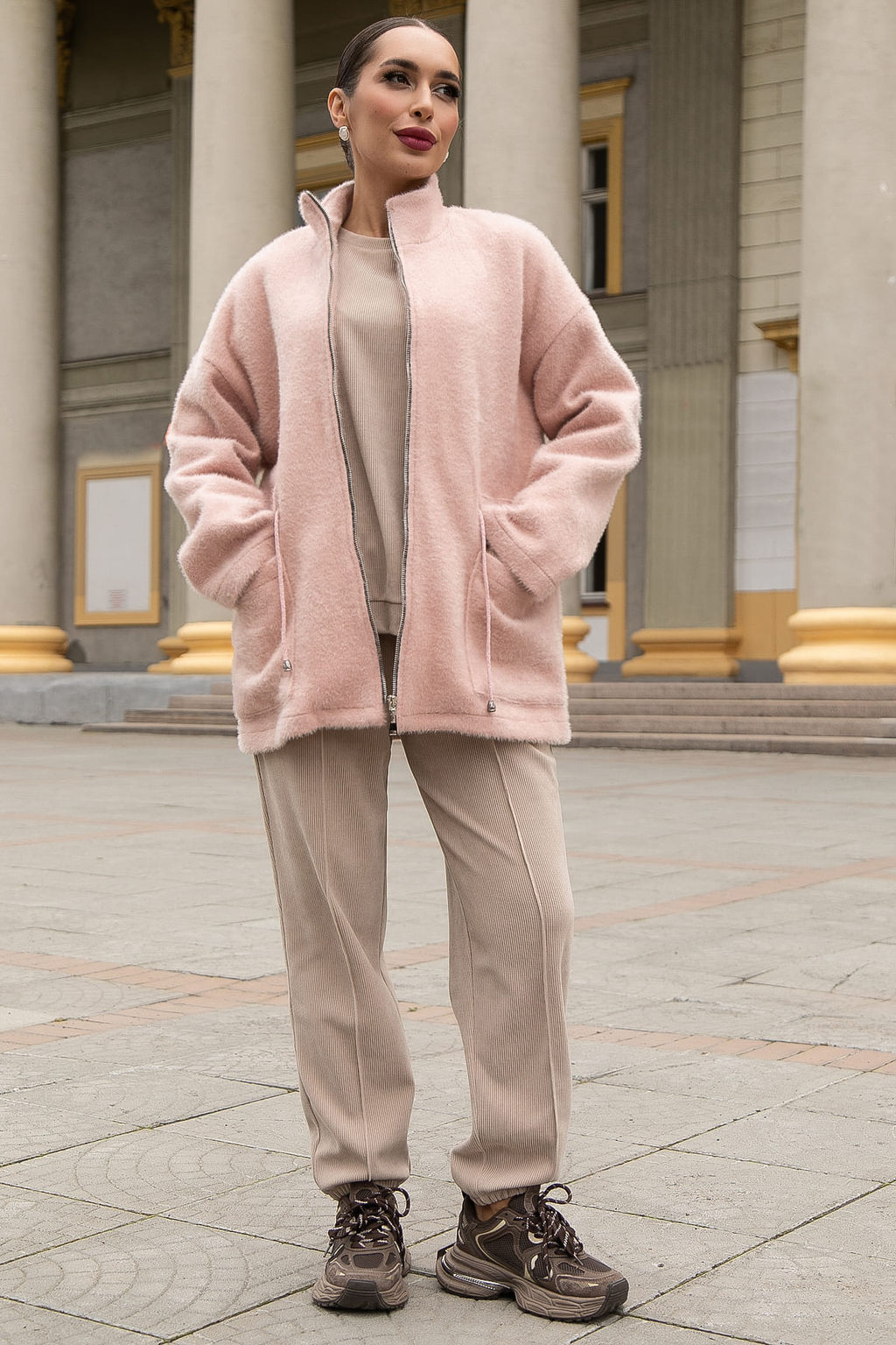 Пальто Альпака (искусственный мех) - Lt collection фото 11