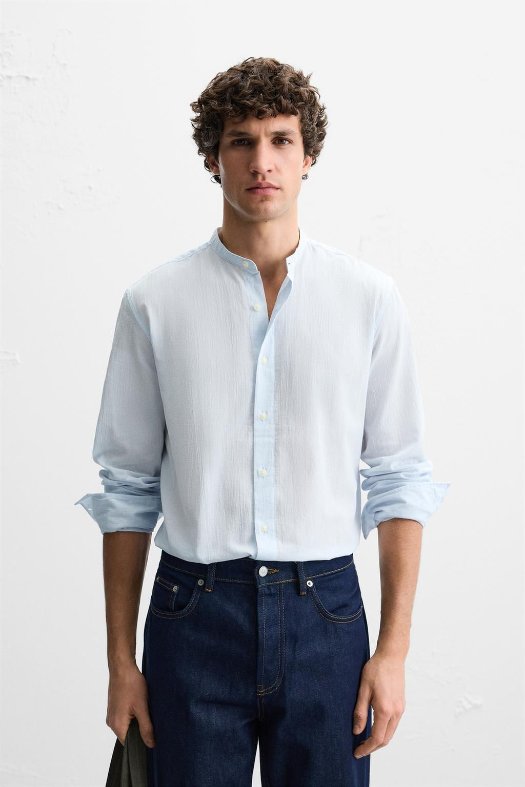 CREASED-EFFECT SHIRT - Zara фото 9