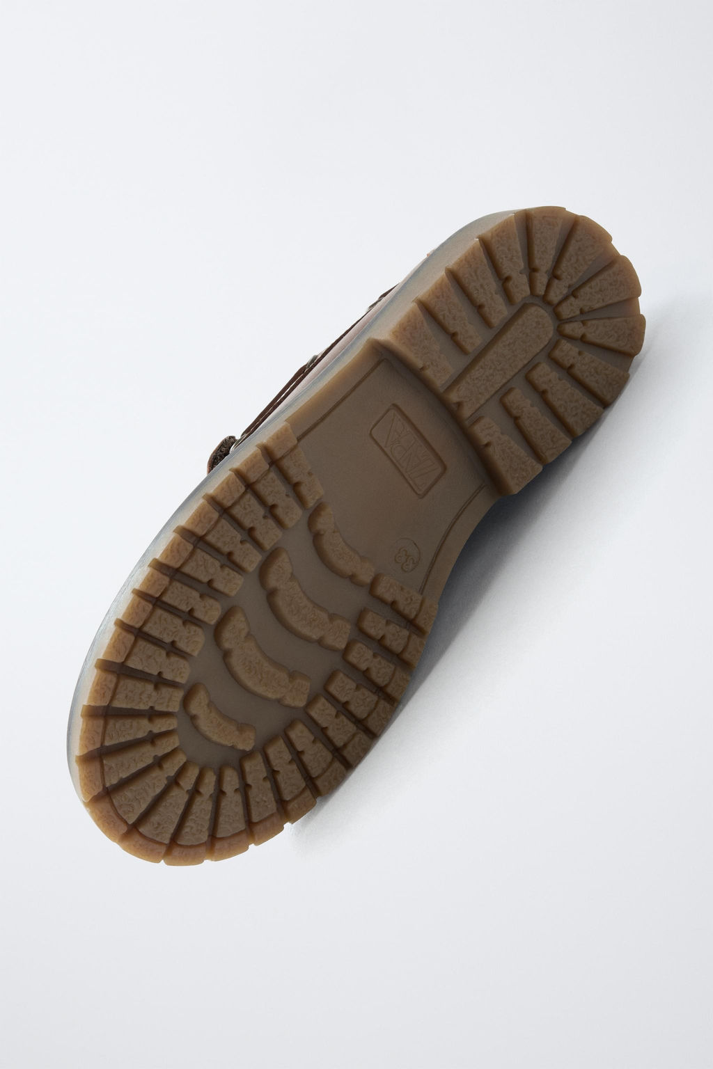 LEATHER BOAT SHOES - Zara фото 7