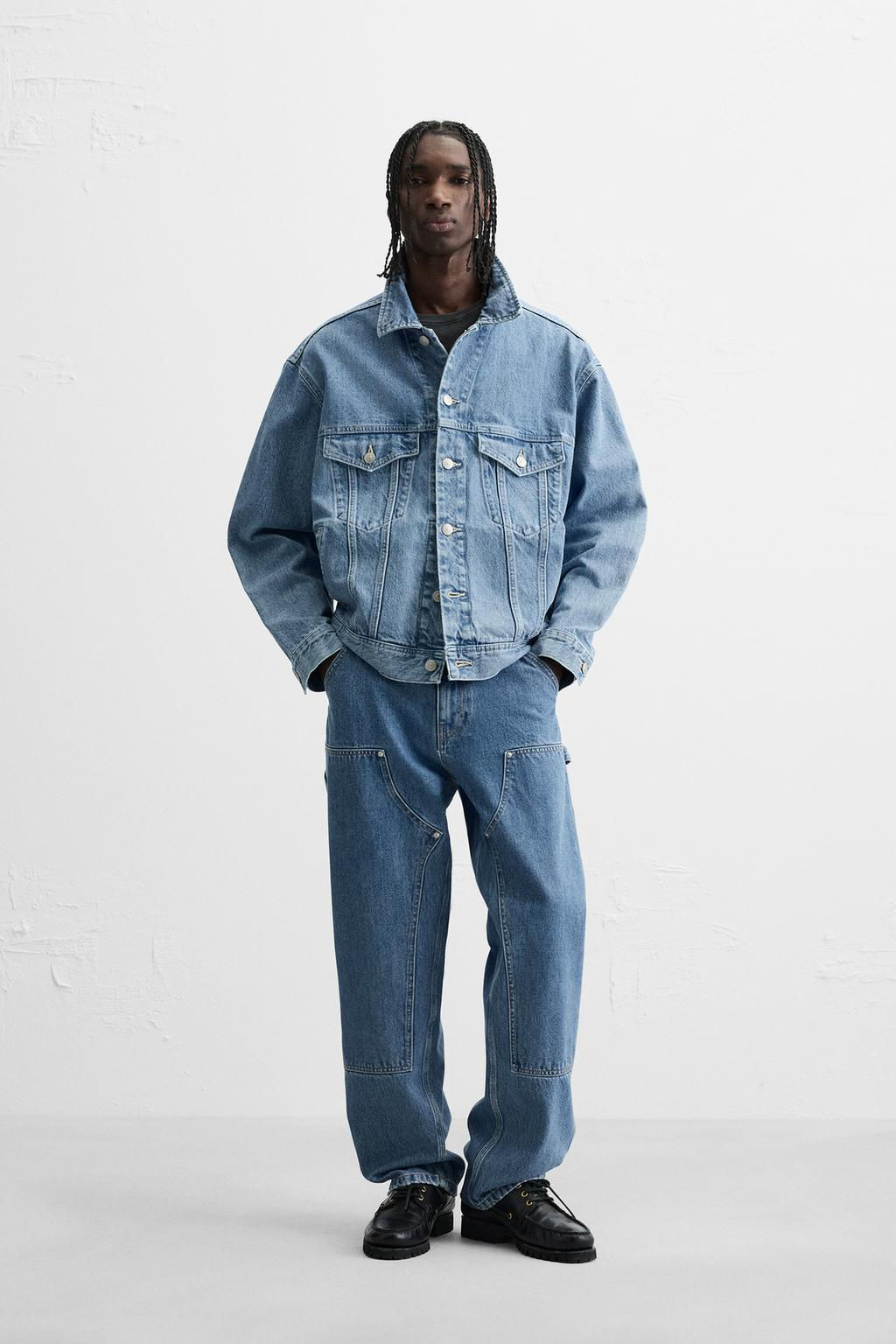 CARPENTER STRAIGHT-LEG JEANS - Zara фото 31