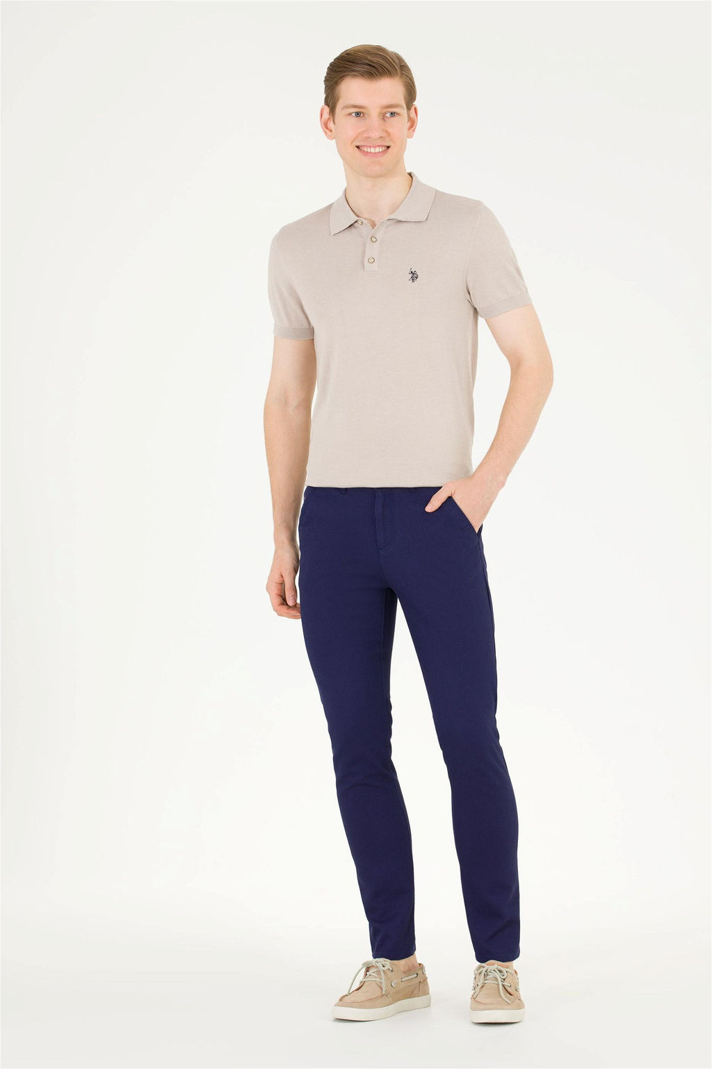 U. S. Polo Assn / Мужские темно-синие брюки из плотной ткани/чиносы - U.s. polo assn фото 10