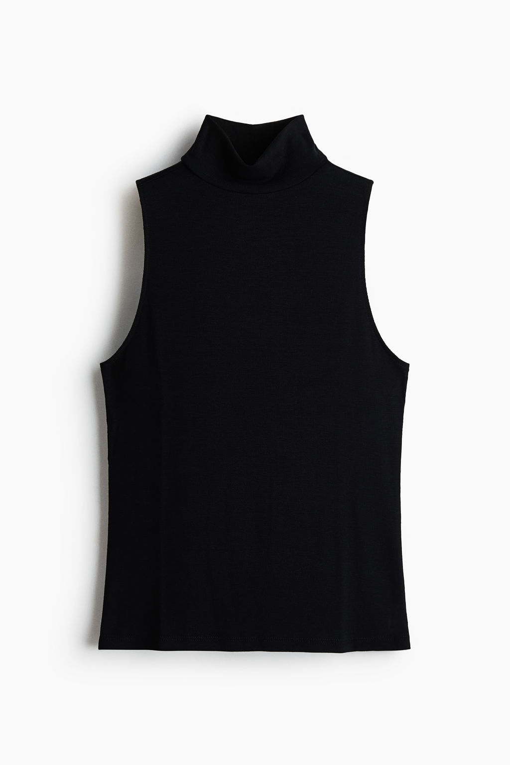 Ribbed turtleneck top - H&m фото 2
