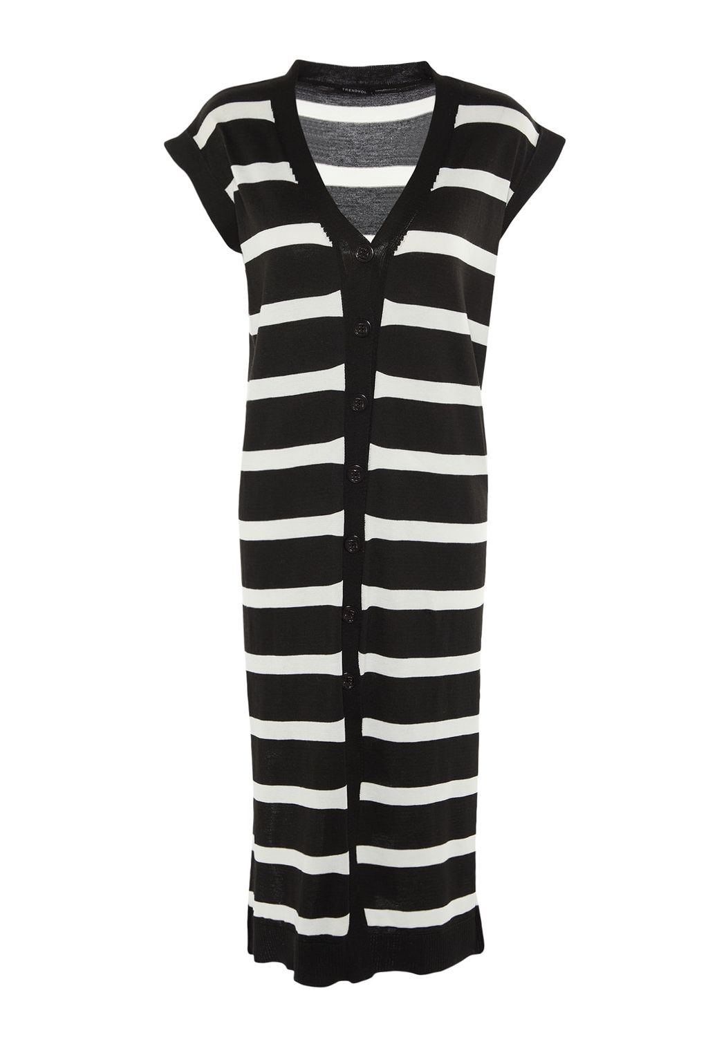 Trendyolmilla Siyah Oversize Midi Elbise TWOSS22EL1076  фото 6