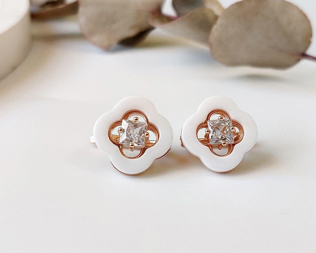 Серьги с керамикой