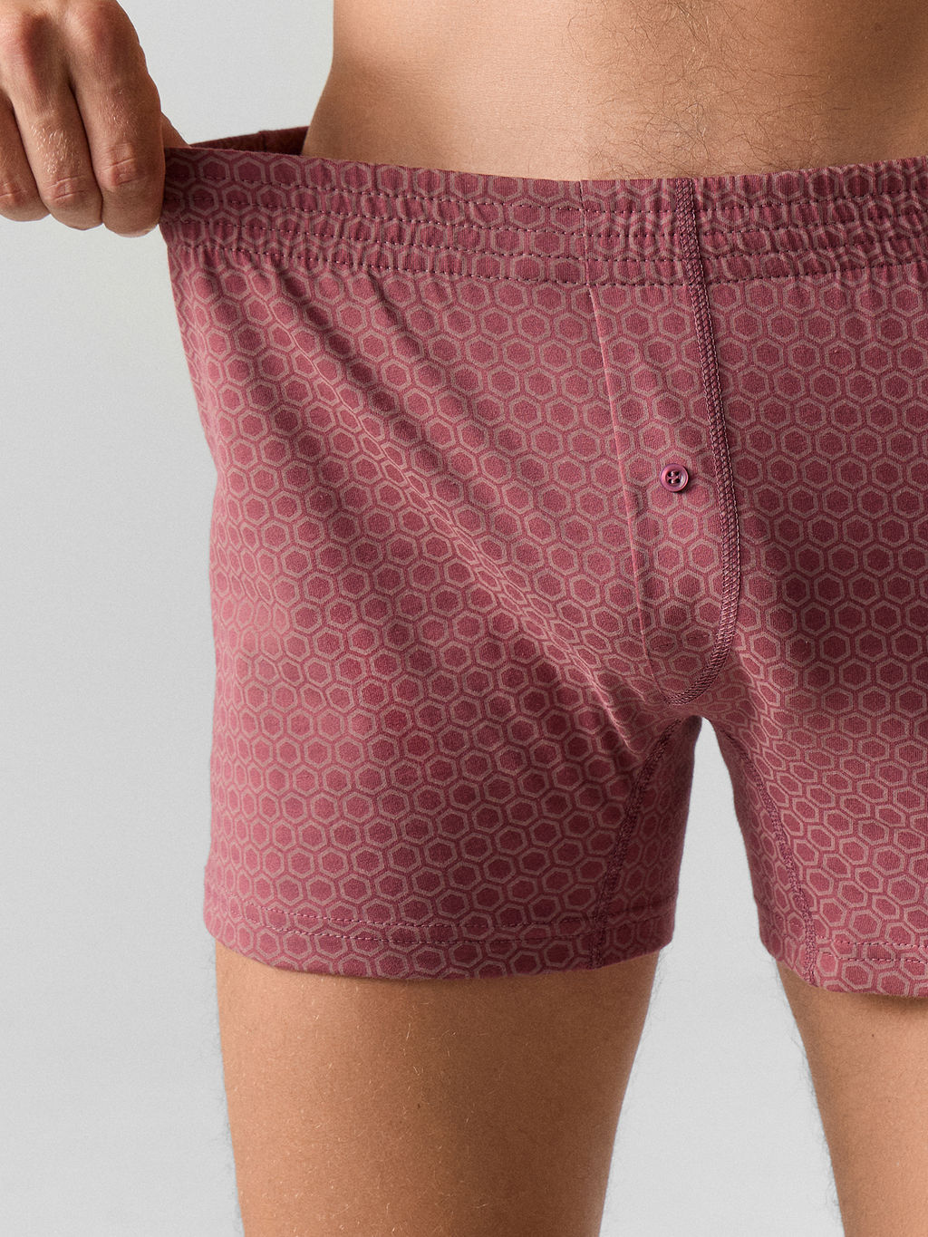 Цена за 2 штуки! Трусы мужские бордовые с принтом - Mark formelle фото 4