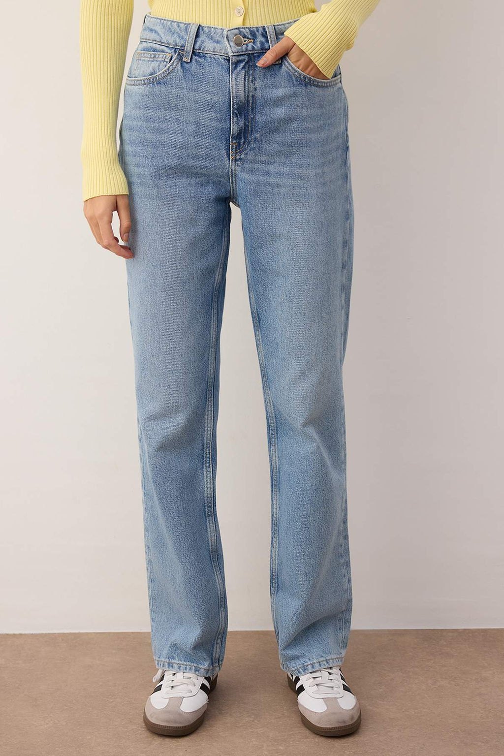 Mavi Yuksek Bel Duz Paca Straight Jeans TWOAW26JE00245