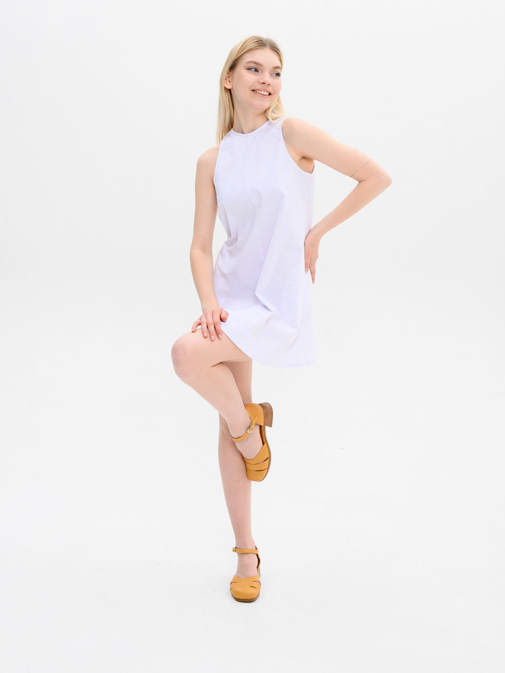 Босоножки EDART 3032.25294 br. Лион тыква+коричневый