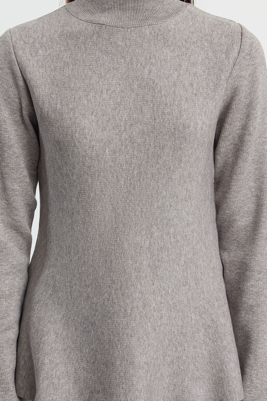 Vizon Merserize Gorunumlu Premium Iplik/Ozel Iplik Dik Yaka Triko Kazak TWOAW25KZ00301 - Trendyolmilla фото 4