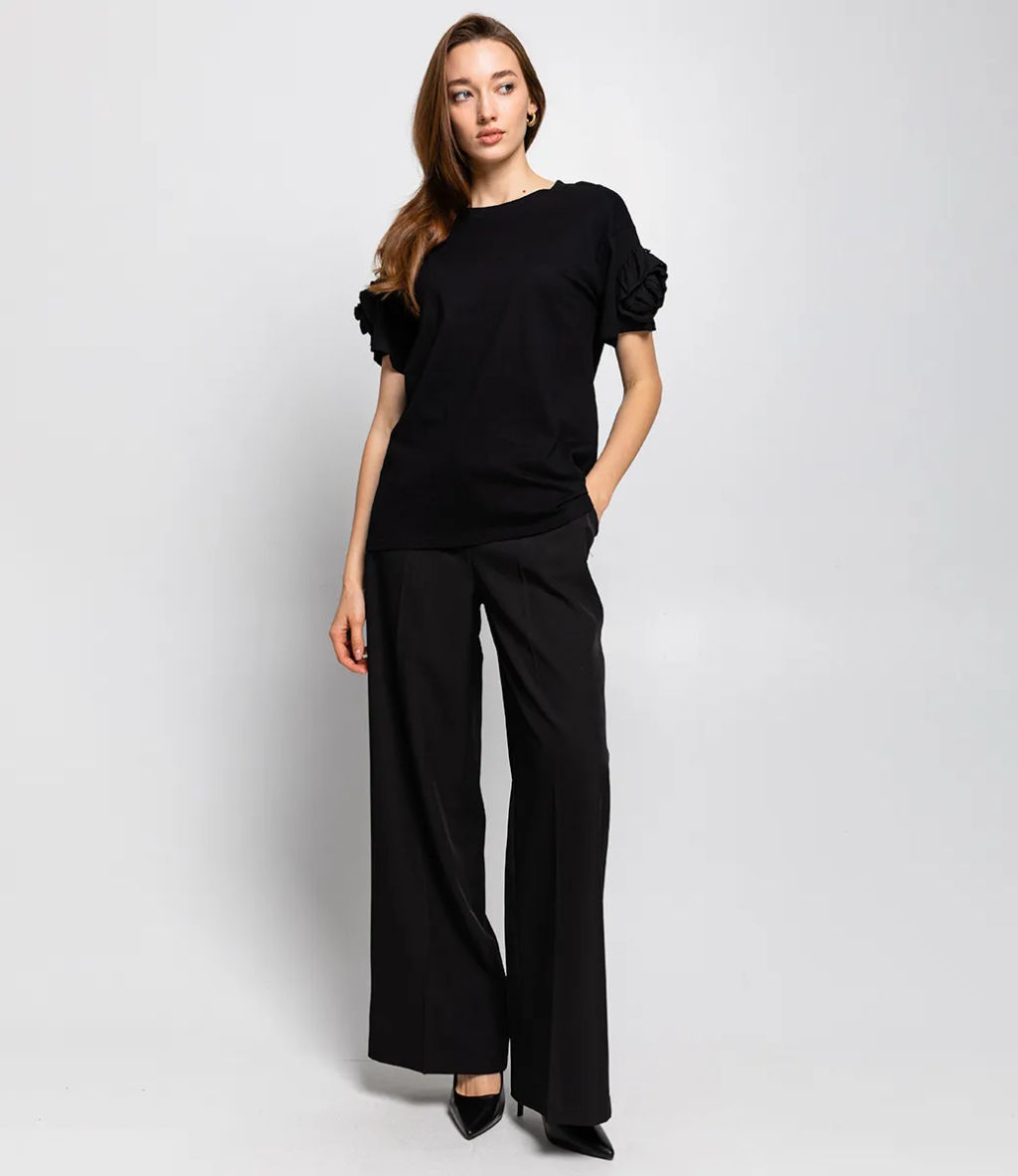 Футболка #КТ4419, чёрный