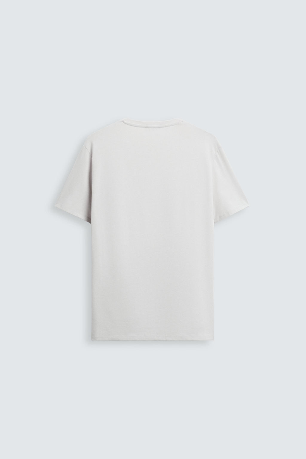 CAMISETA SLIM FIT B?SICA / Gris perla - Zara фото 7