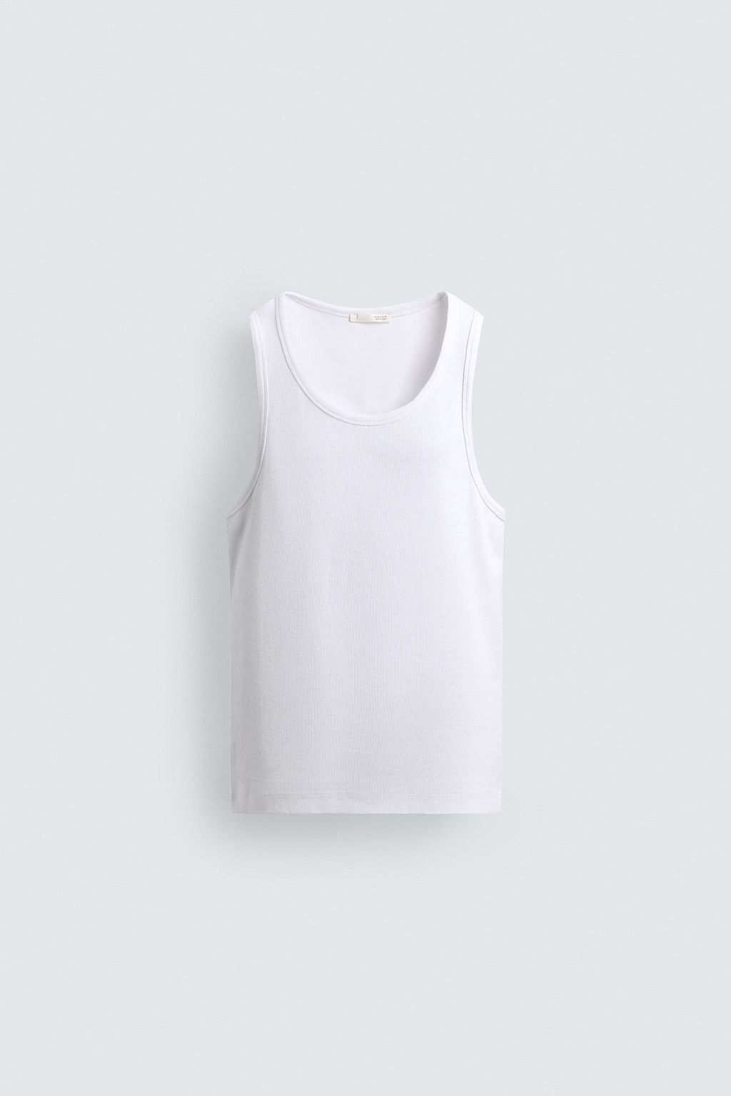 BASIC RIBBED TANK TOP - Zara фото 6