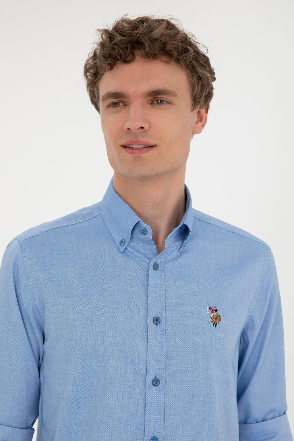 U. S. Polo Assn / Мужская базовая рубашка Saks с длинным рукавом - U.s. polo assn фото 9