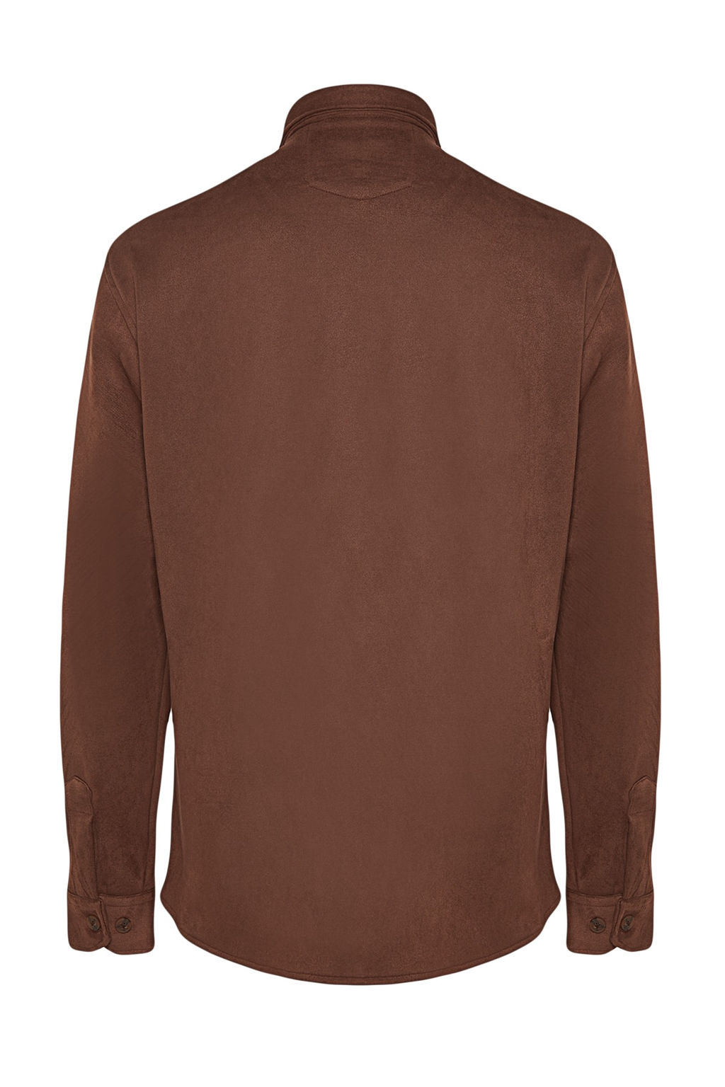 TRENDYOL MAN Kahverengi Regular Fit Cift Cepli Suet K?sl?k Ceket Gomlek TMNAW24GO00033 - Trendyolmilla фото 7