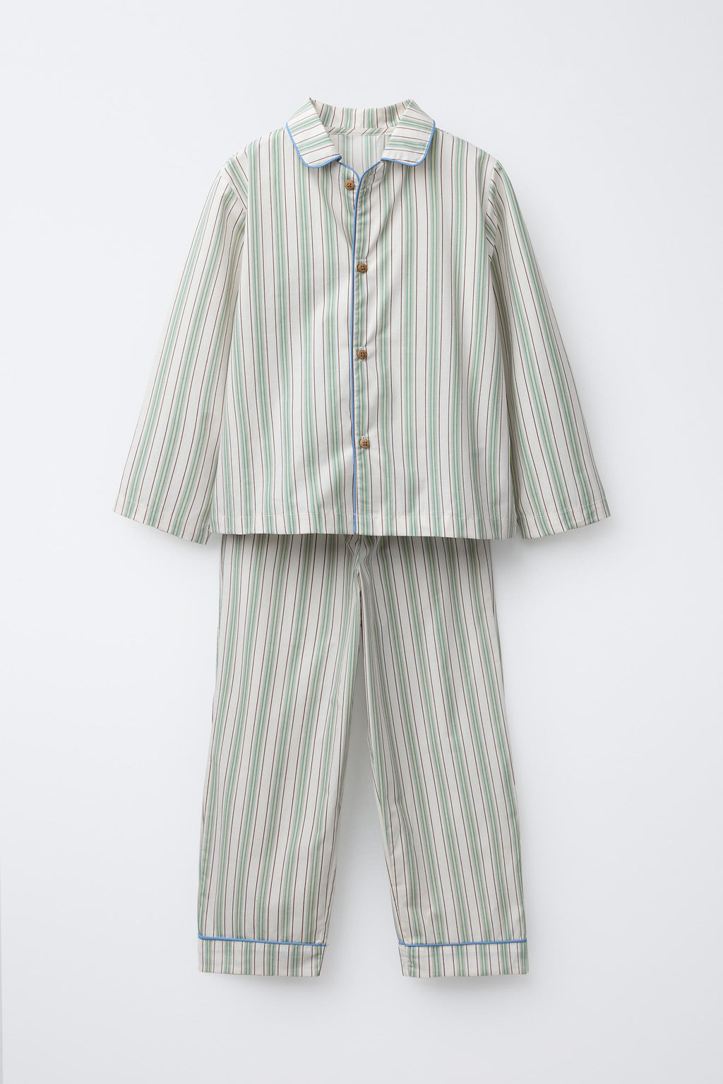 6-14 YEARS/ STRIPED SHIRT AND TROUSERS PYJAMAS