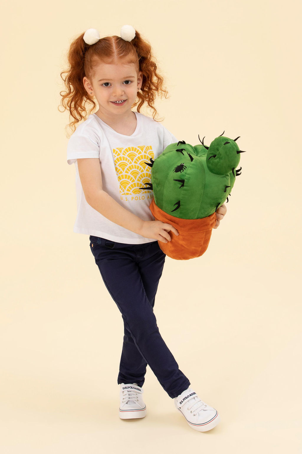 U. S. Polo Assn Темно-синие брюки из плотной ткани для девочек - U.s. polo assn фото 2