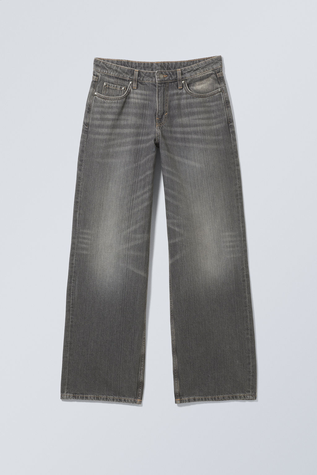 Vaqueros de tiro bajo y pernera ancha Ample - H&m фото 9