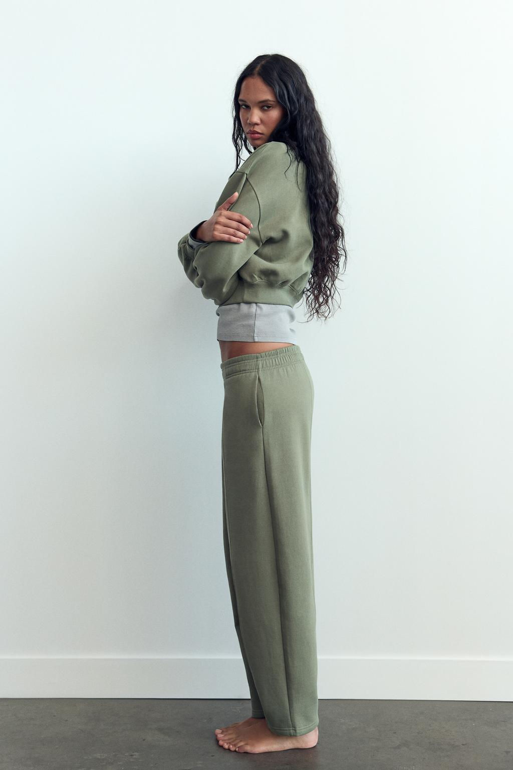 STRAIGHT-LEG PLUSH TROUSERS - Zara фото 17