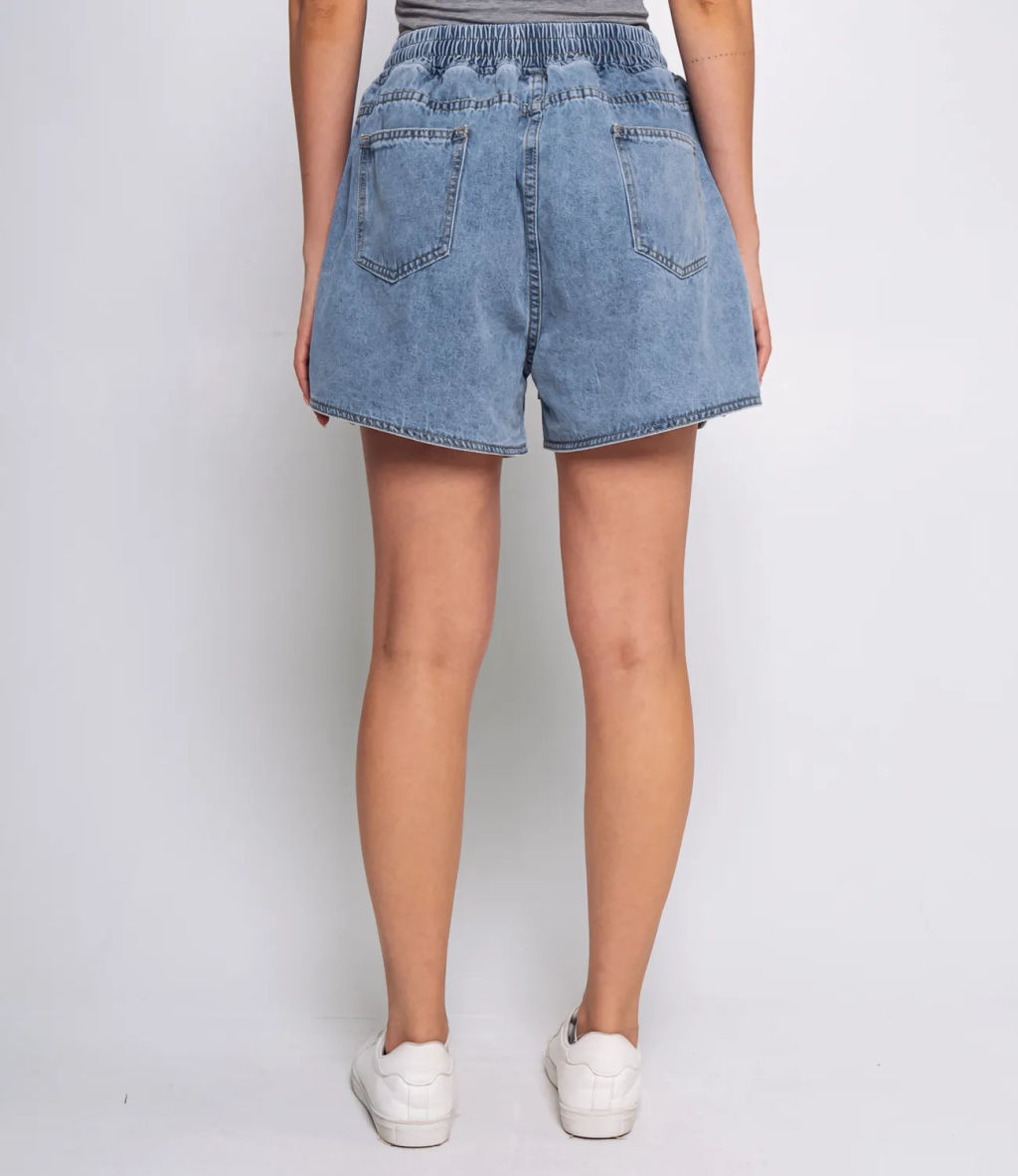 Джинсовый шорты #КТ168 (1), голубой - Dommod фото 4