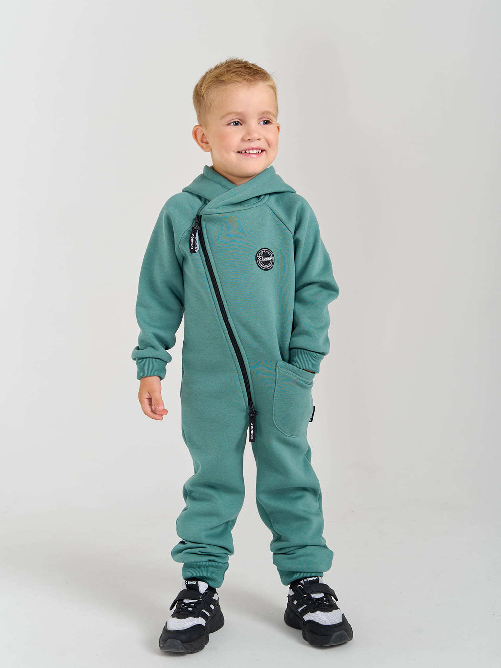 Комбинезон-косуха с капюшоном и клапаном Море утепленный - Bungly фото 10