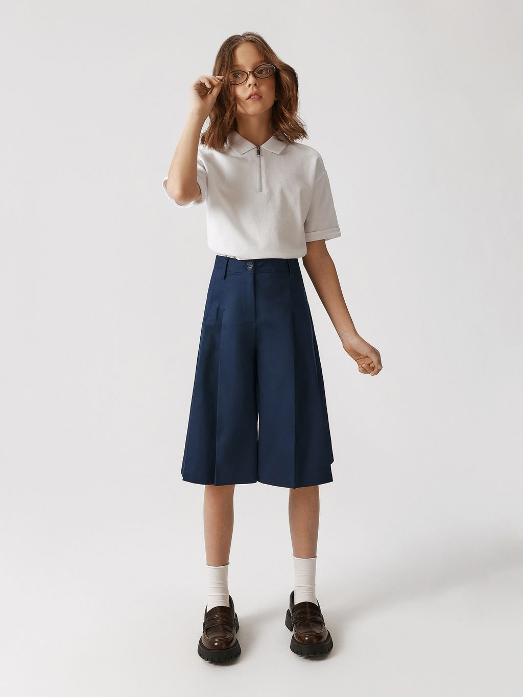 ACOOLA / Шорты детские для девочек Aralia синий фото 6