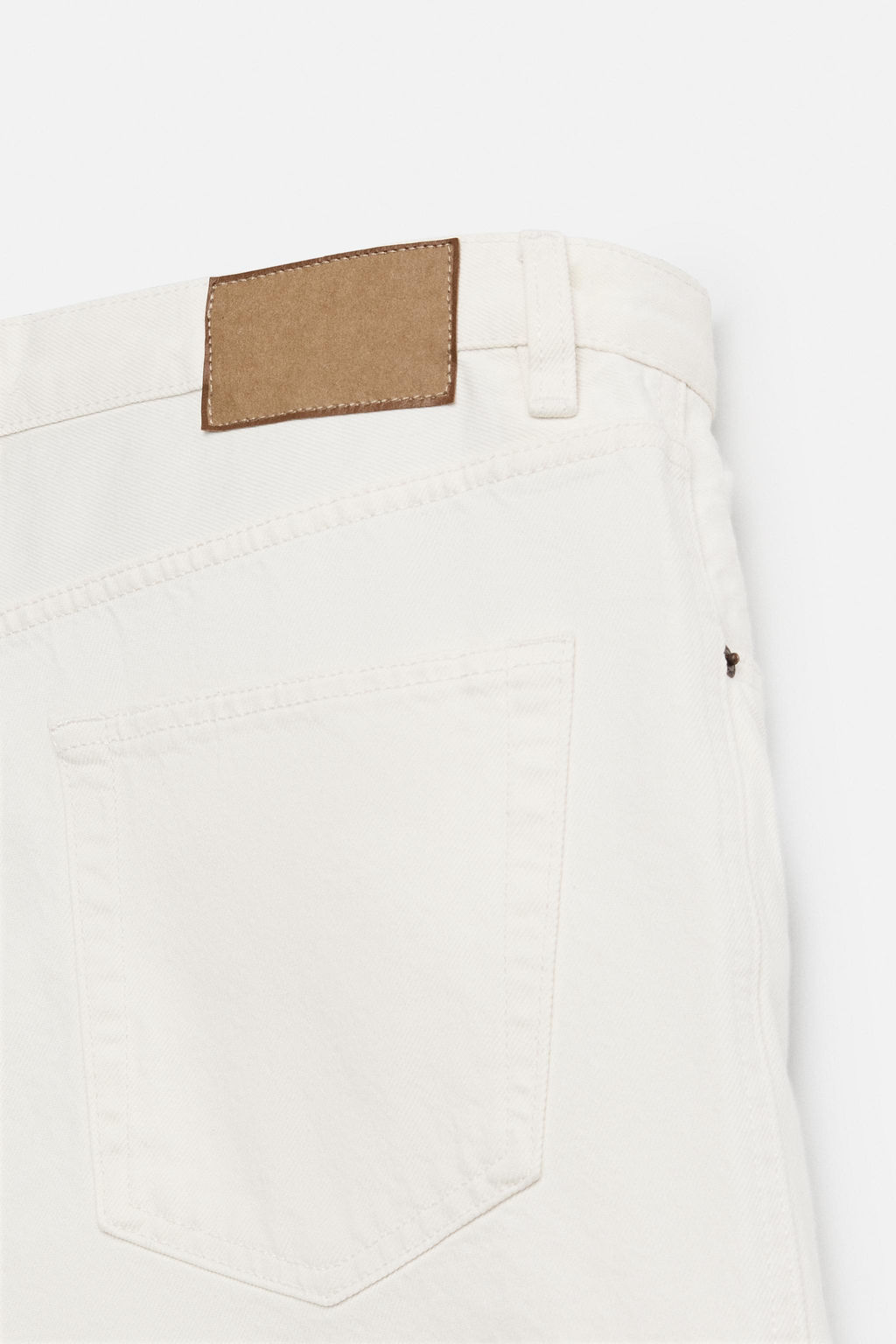 STRAIGHT-LEG DENIM BERMUDA SHORTS