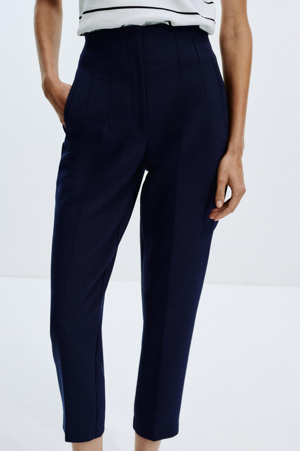 HIGH-WAIST TROUSERS - Zara фото 2