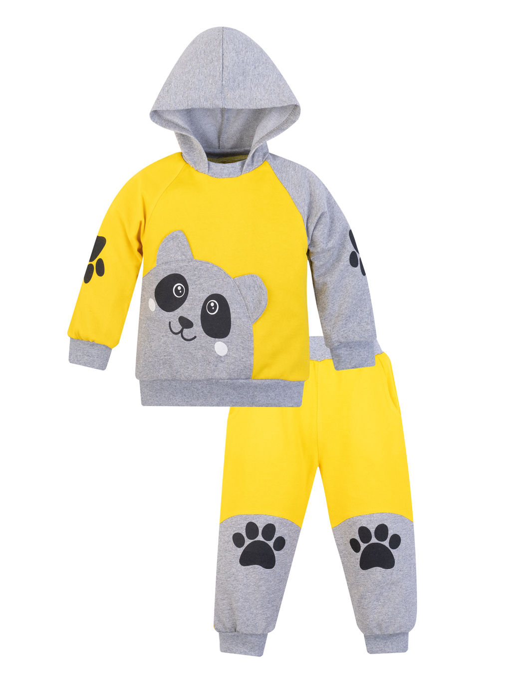 Костюм детский желтыймеланж панда