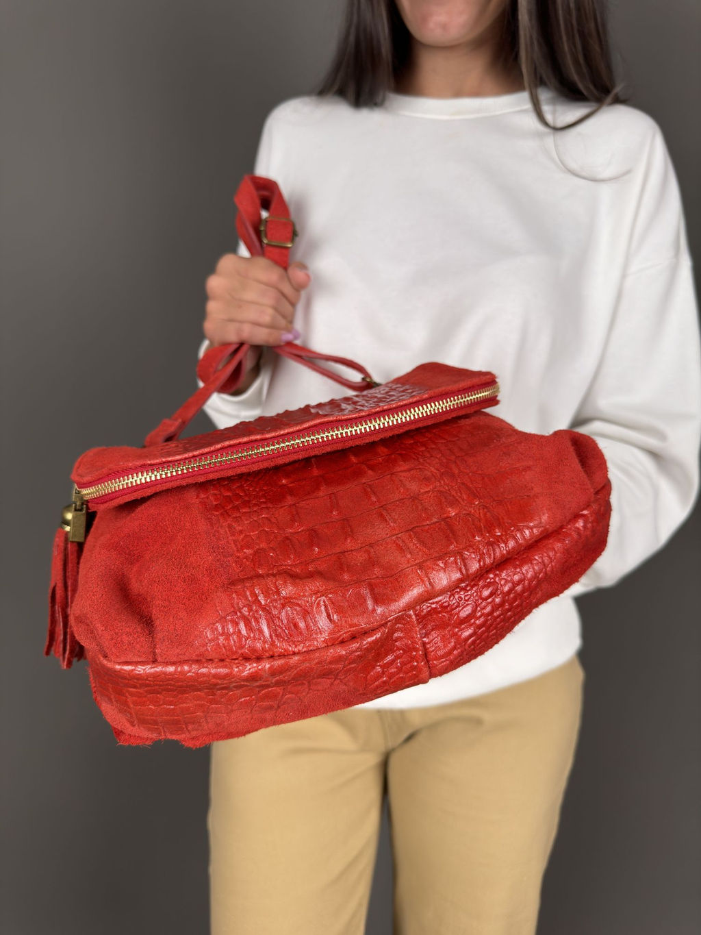 Сумка женская из телячьей кожи - Sefaro фото 6