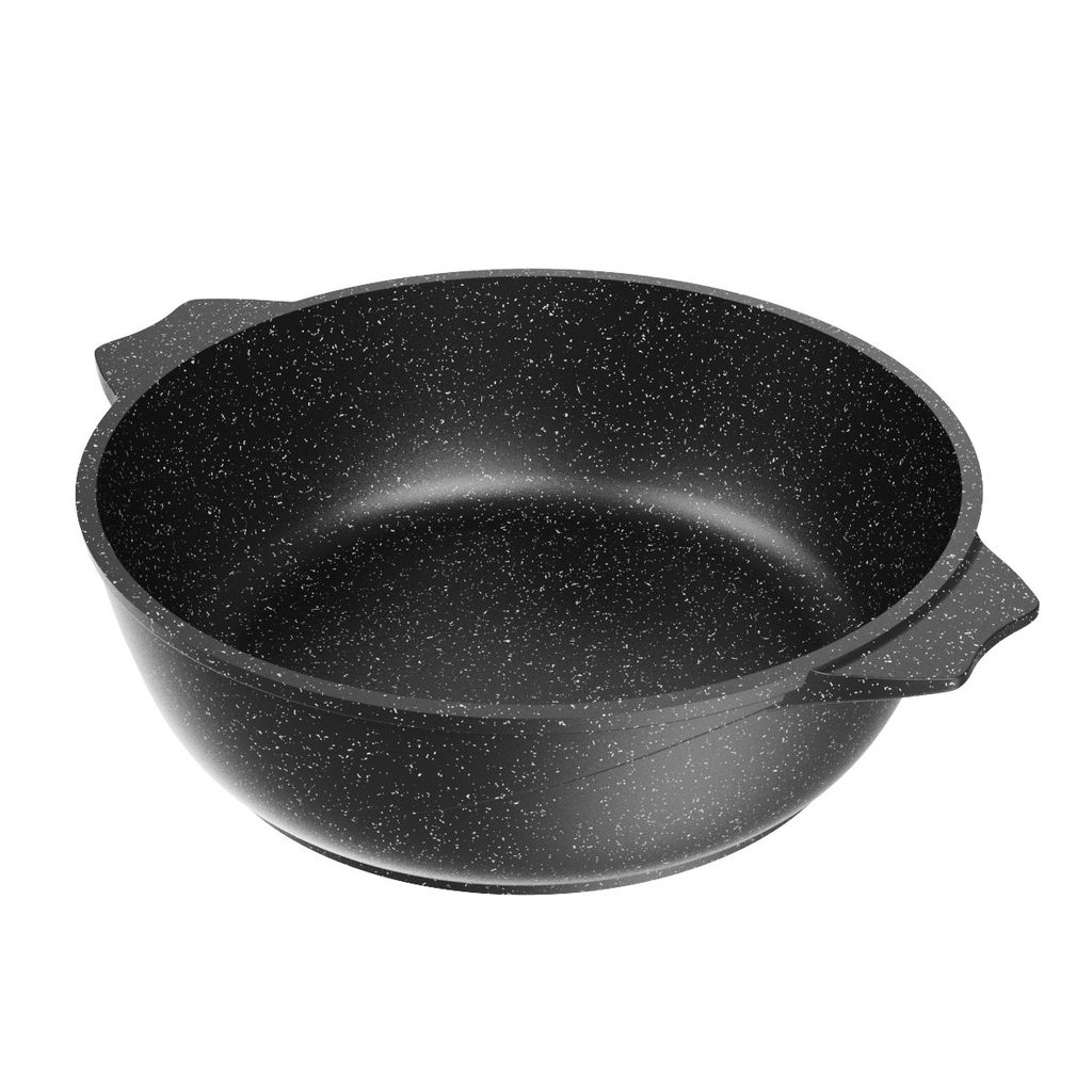 Жаровня алюмин. 2,4л (АП) Гранит black (32802) (Мечта)