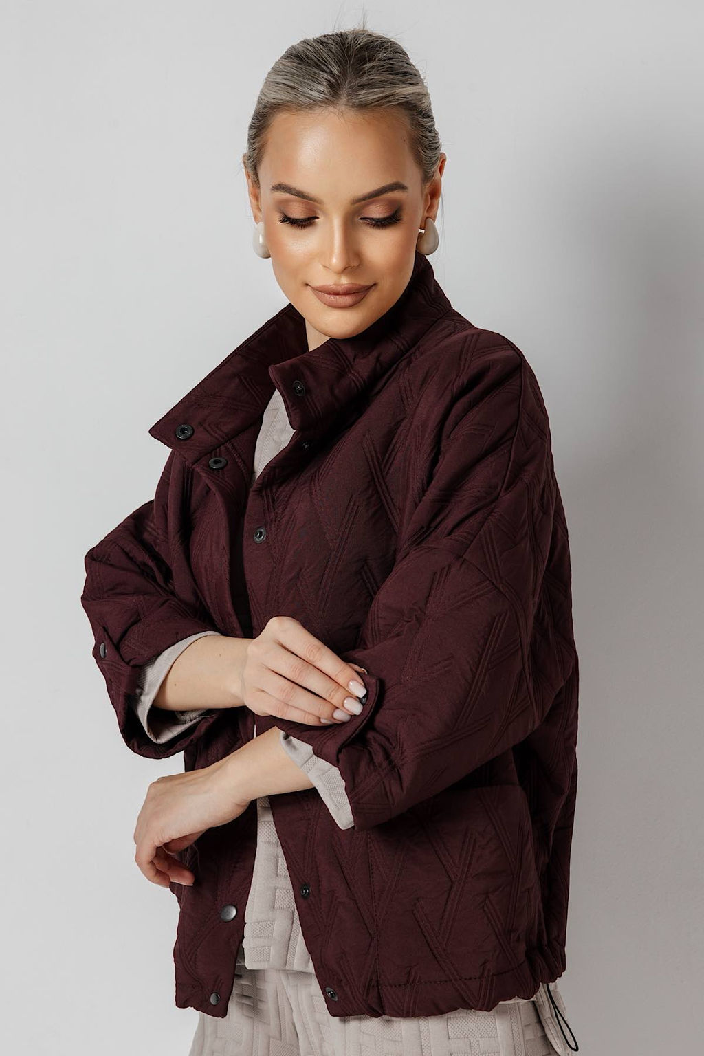 Жакет женский 4486/01/Бордовый