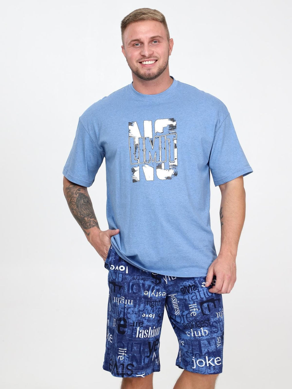 IV-CAPRIZ Чартер - пижама мужская с шортами  фото 12