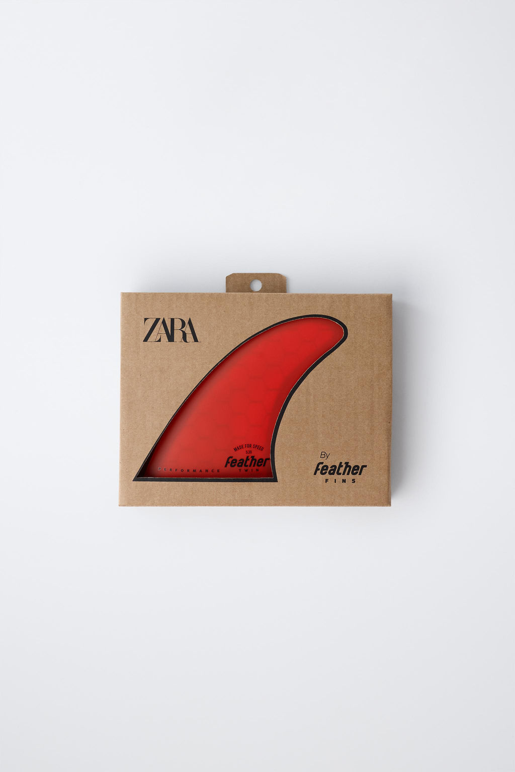 QUILLAS SURF TWIN FIN FEATHER FINS ® X ZARA / Rojo