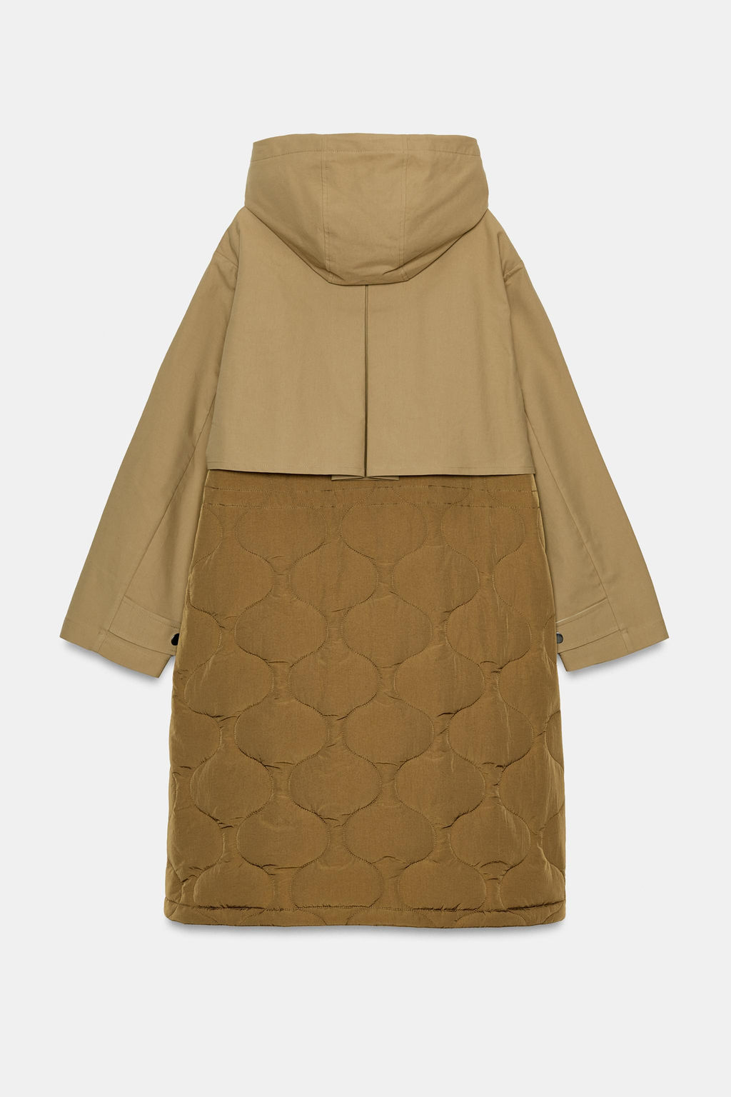 PARKA COMBINADA ZW COLLECTION / Beige - Zara фото 10